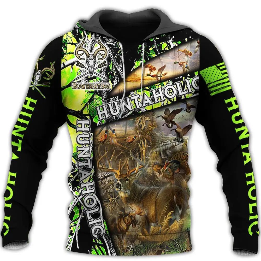 Huntaholic Exquisite pattern 3D All Over Printed Mens Hoodie Harajuku Fashion Sweatshirt Unisex Casual jacket Pullover KJ047