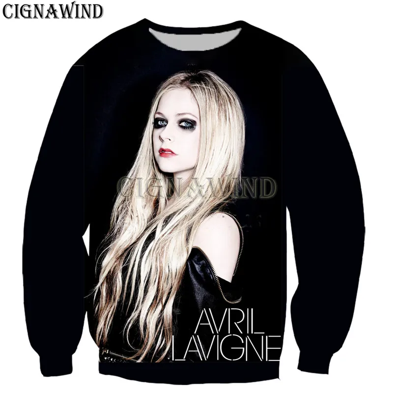 جديد شعبي المغني افرول لافين تي شيرت الرجال/النساء ثلاثية الأبعاد طباعة تي شيرت Harajuku نمط هوديس/بلوزات/سترة الصيف بلايز