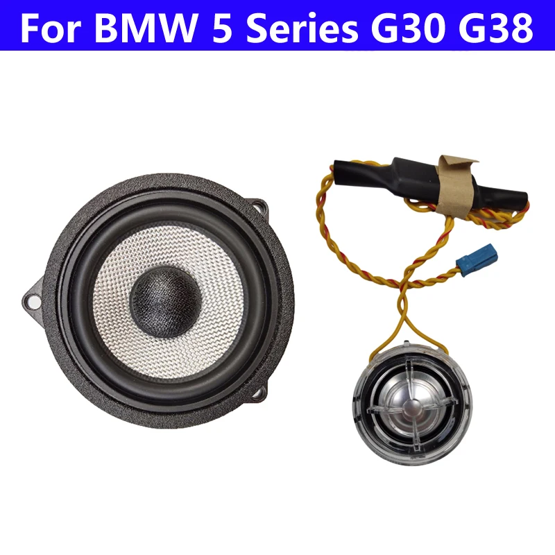 

For BMW 5 Series G30 G38 High Quality Night Vision Treble Tweeter Audio Trumpet Horn 64 colors LED light Car Luminous Speaker