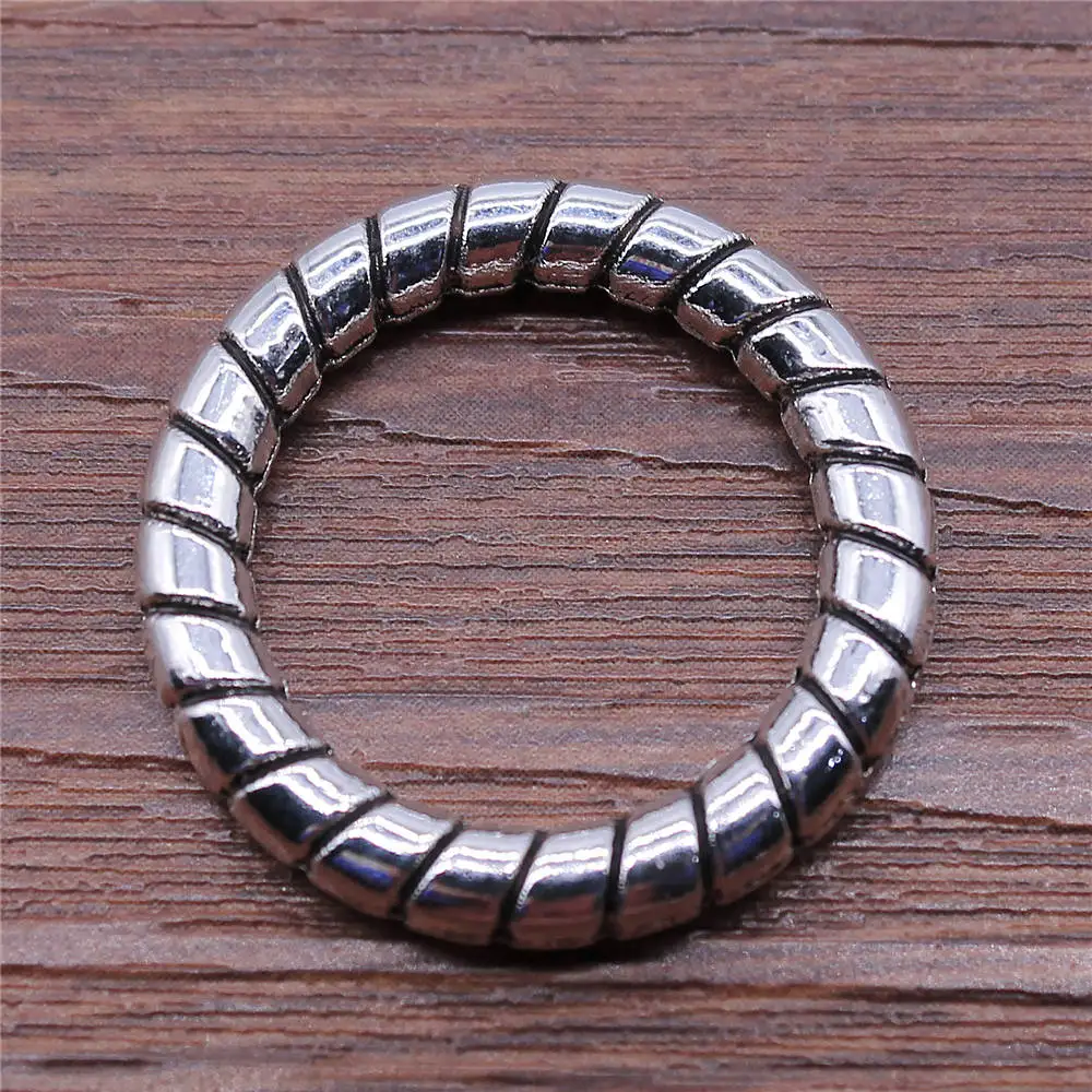 Hot 10pcs Rope Circle Connector Charms For Bracelet Necklace Jewelry Diy Craft Accessory