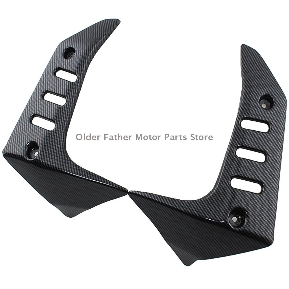 1 Pair Motorcycle Left Right Protection Panel ABS Plastic Radiator Fairing For Kawasaki Z750 Z 750 2004 2005 2006 Side Covers