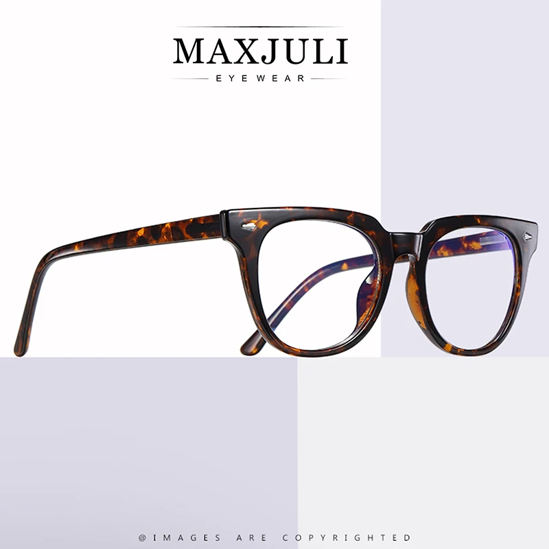 MAXJULI Anti Blue Rays Computer Glasses Women Blue Light Coating Gaming Glasses Men Unisex Harmful light Blocking Eyewear 6031