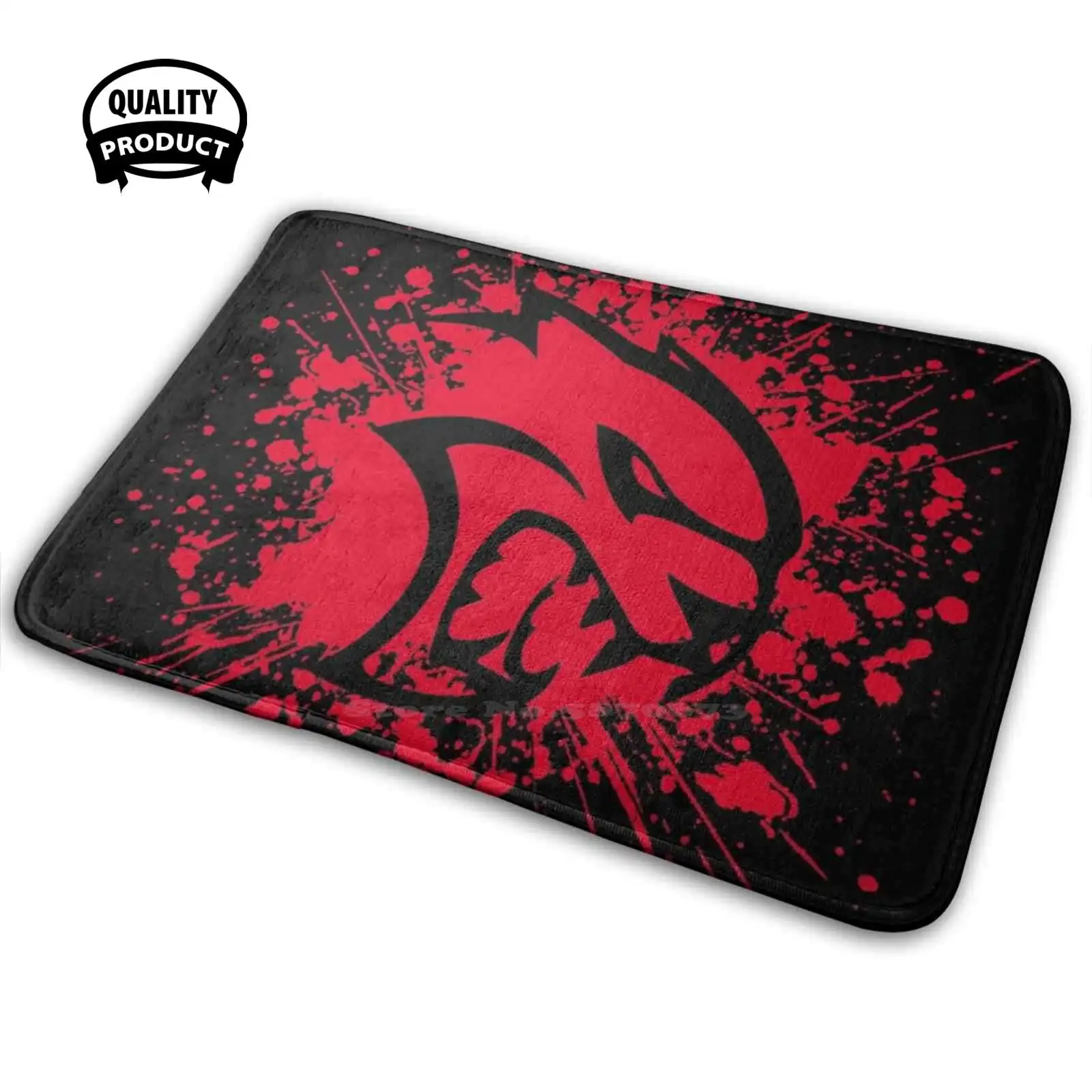 Dodge Hellcat Soft House Family Anti-Slip Mat Rug Carpet Car Motorsport Horsepower Challenger Hellcat Demo Srt Hellcat Srt