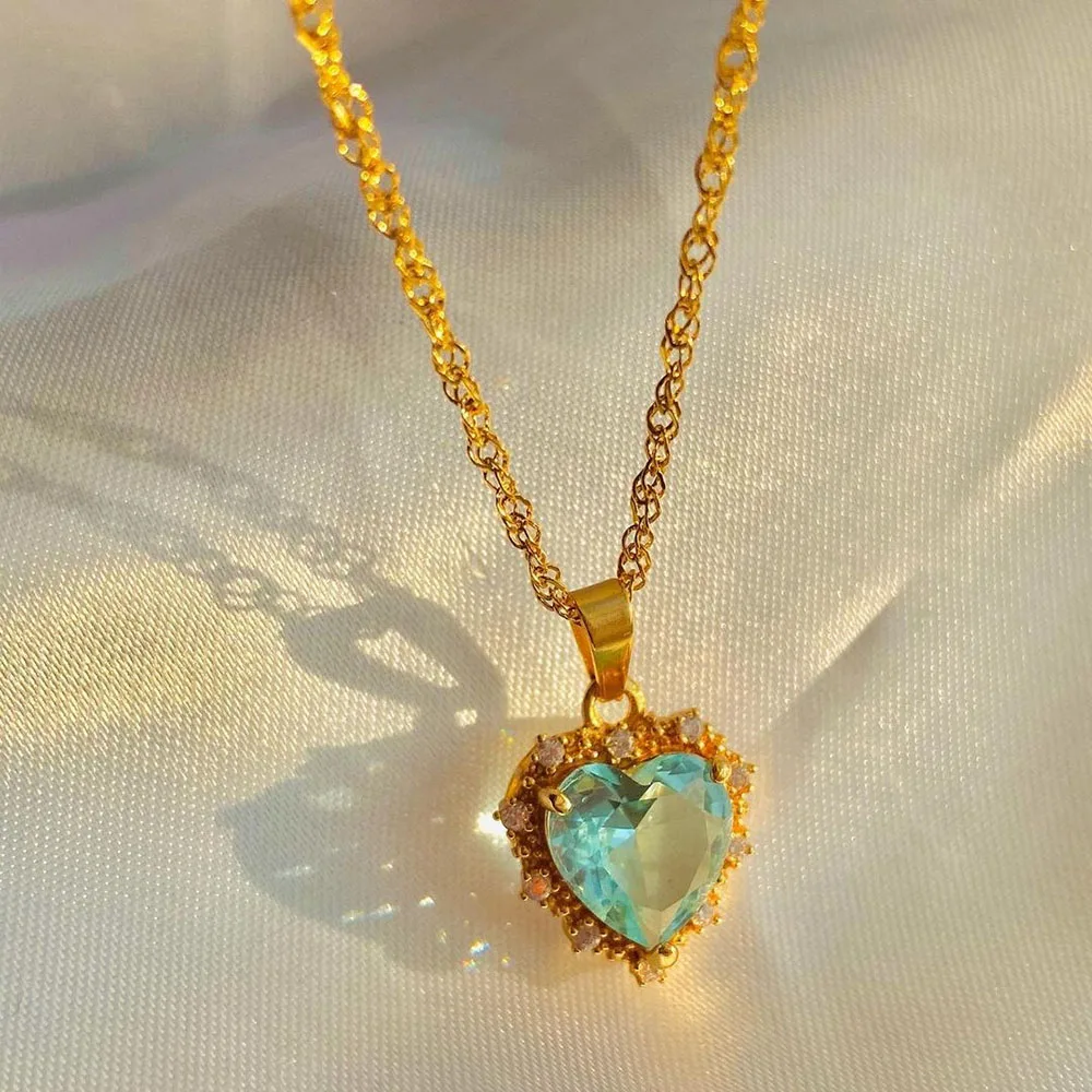 Classic Gold Color Multilayered Necklace for Women Vintage Silver Color Geometric Pendant Necklaces Butterfly Choker Jewelry