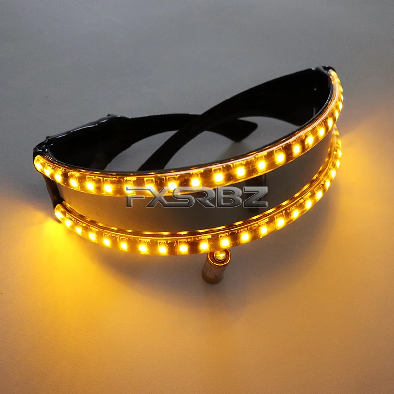 LED Glasses Flashing Light up Glasses DJ Bar Party Nightclub Performers Luminous Glasses Dance Show Lighting Props