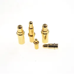 2/5/20/100 Pcs Outer Diameter Flange 2.5 3 4 5 5.5 6 MM Spring Loaded Pogo Pin No Tail Connector Through Hole Board Solder Mount