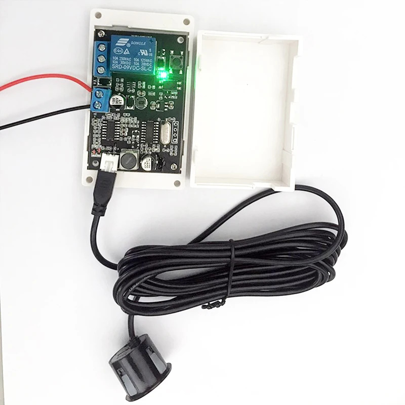 Ultrasonic ranging sensor relay output Distance measuring module Adjustable range 5cm-500cm Reversing radar Sensor