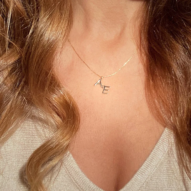 Handwriting Necklace, Custom initial Necklace, Dainty Personalized Necklace For Women, Letter Necklace, Minimalist Pendant