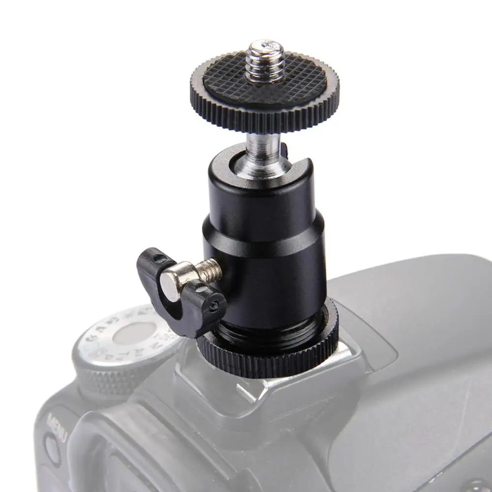 Mini tripod Ball Head of 360 Swivel DSLR Camera Tripod Dsr +1/4"Screw Mount Stand Mini BallHead for camera tripod ballhead L3FE