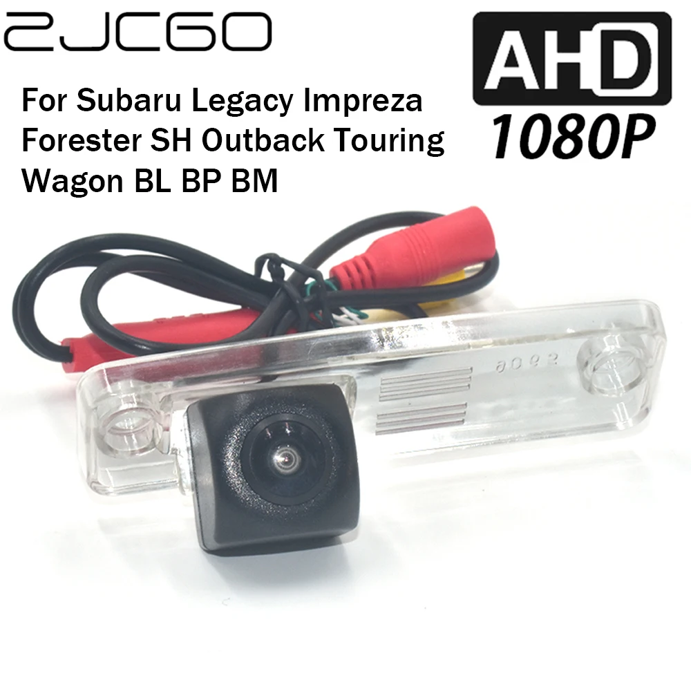 

ZJCGO Car Rear View Reverse Backup Parking AHD 1080P Camera for Subaru Legacy Impreza Forester SH Outback Touring Wagon BL BP BM