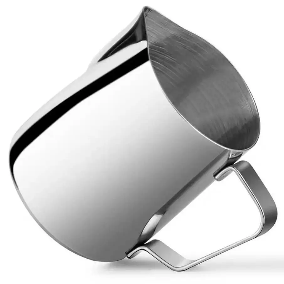 Coffee Ravioli Latte Art Milk Can 304 Stainless Steel Pointed Mouth Coffee Pot Fancy Coffee Art Baking Kitchen Tools Tea E11585