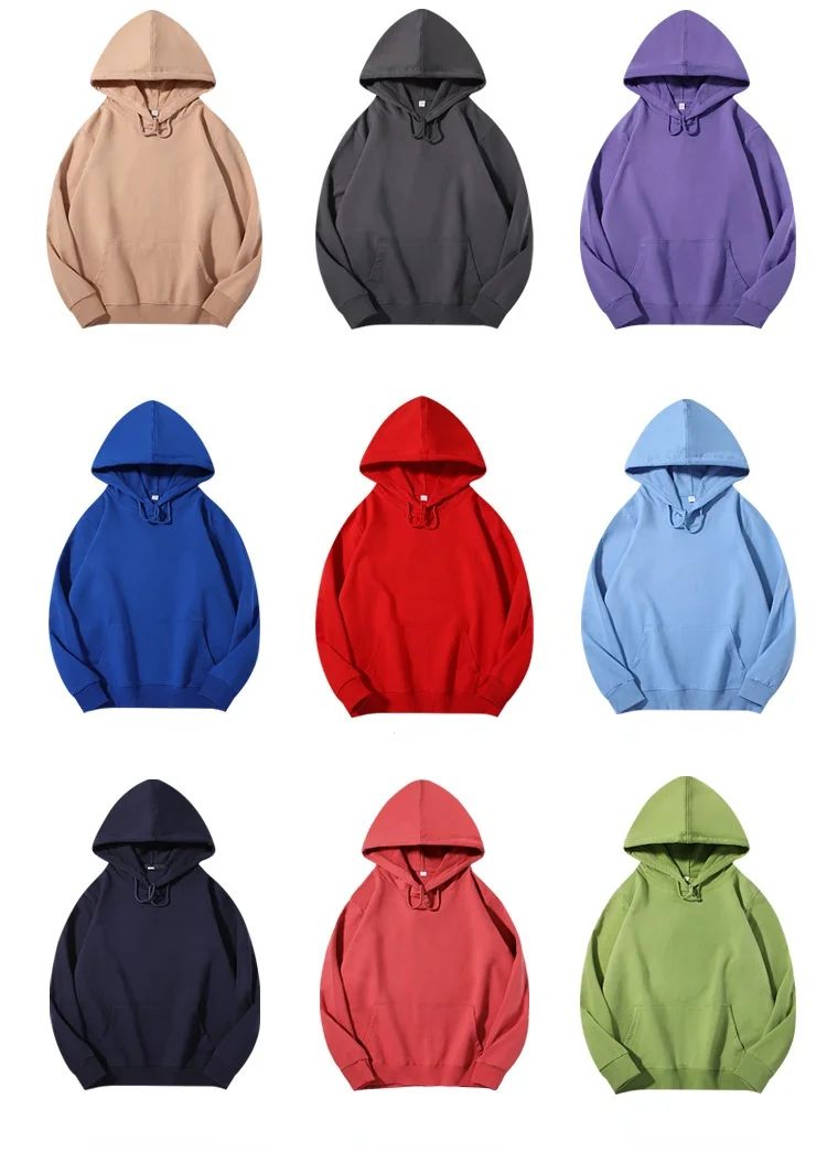 Spring Autumn Women Hoodies Solid Hooded Cotton Quality Hoodie Loose Harajuku Knitwear Multicolor Womens Pullovers Streetwear