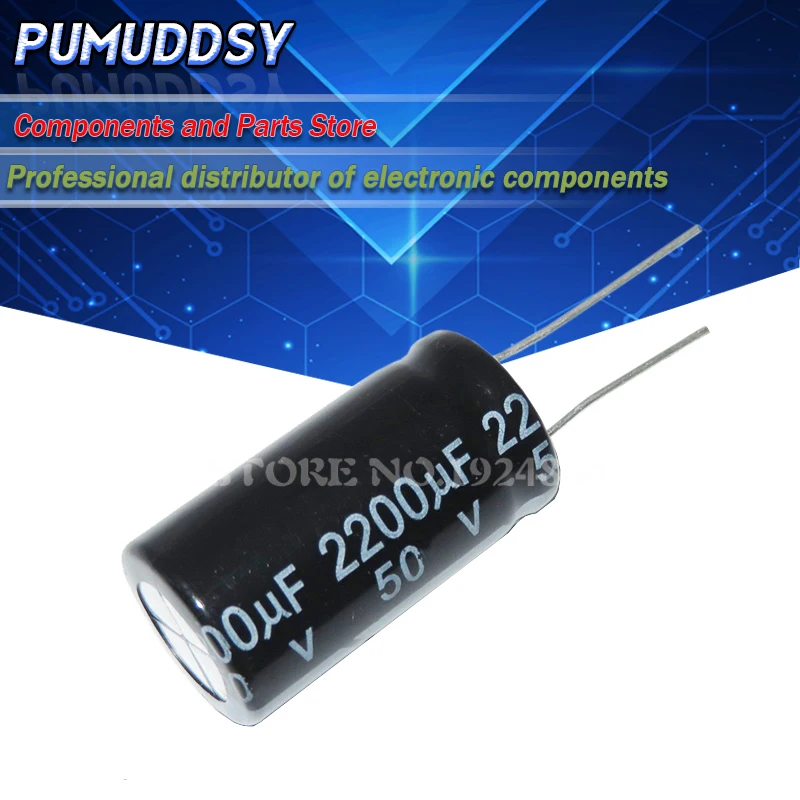 5PCS Higt quality 50V2200UF 16*30MM 2200UF 50V Electrolytic capacitor