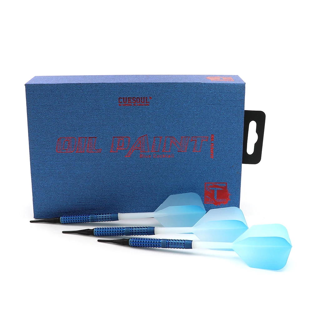 

CUESOUL BLUE COCKTAIL Масляная краска, готовая - 20 г, мягкий наконечник, 90% вольфрамовых дартс