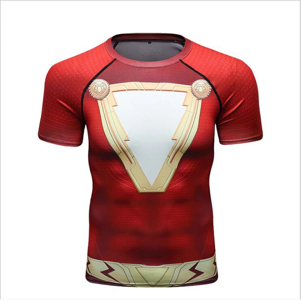 Men's T-shirt 3D Printing T-shirt New Black Adam Pattern Round Neck Tshirt Hip-Hop Street Harajuku Top Plus Size Street Clothing