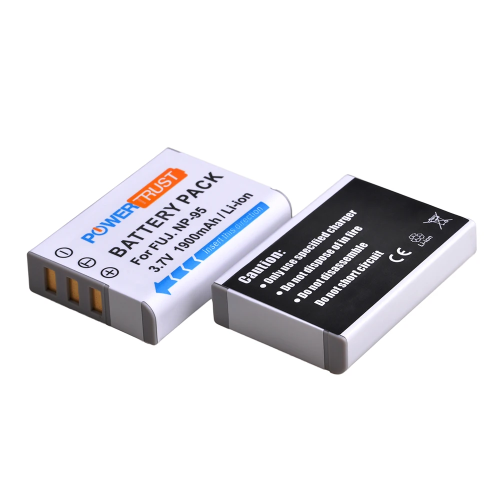 1X1900 mAh NP-95 NP95 NP 95 แบตเตอรี่และ LED สำหรับ FUJIFILM F30 F31 F30fd F31fd 3D W1 x100T X100S X100 X-S1 3DW1 แบตเตอรี่