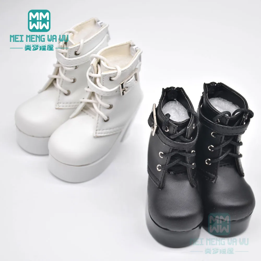 

7.5*3.5cm mini doll shoes High-top leather boots, pointed leather shoes for 1/3 BJD SD10 SD13 doll accessoreis