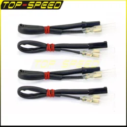 For Suzuki Front & Rear Turn Signal Wire Plug Adapters Indicator Leads Adaptor Lead Connector Cable Harness GSXR GSF SV DRZ TL