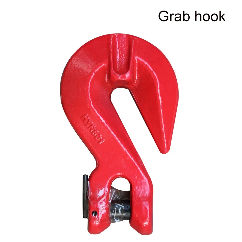 High strength hoisting Grade 80 angle hook lifting chain regulator claw hook with wing H-type connector