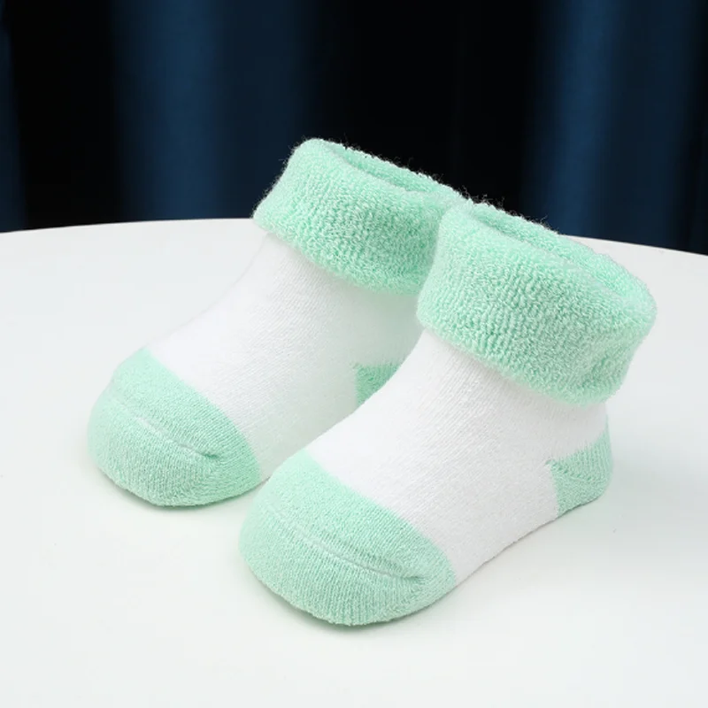 New baby socks for 0-1 years old color matching boys and girls baby foot socks