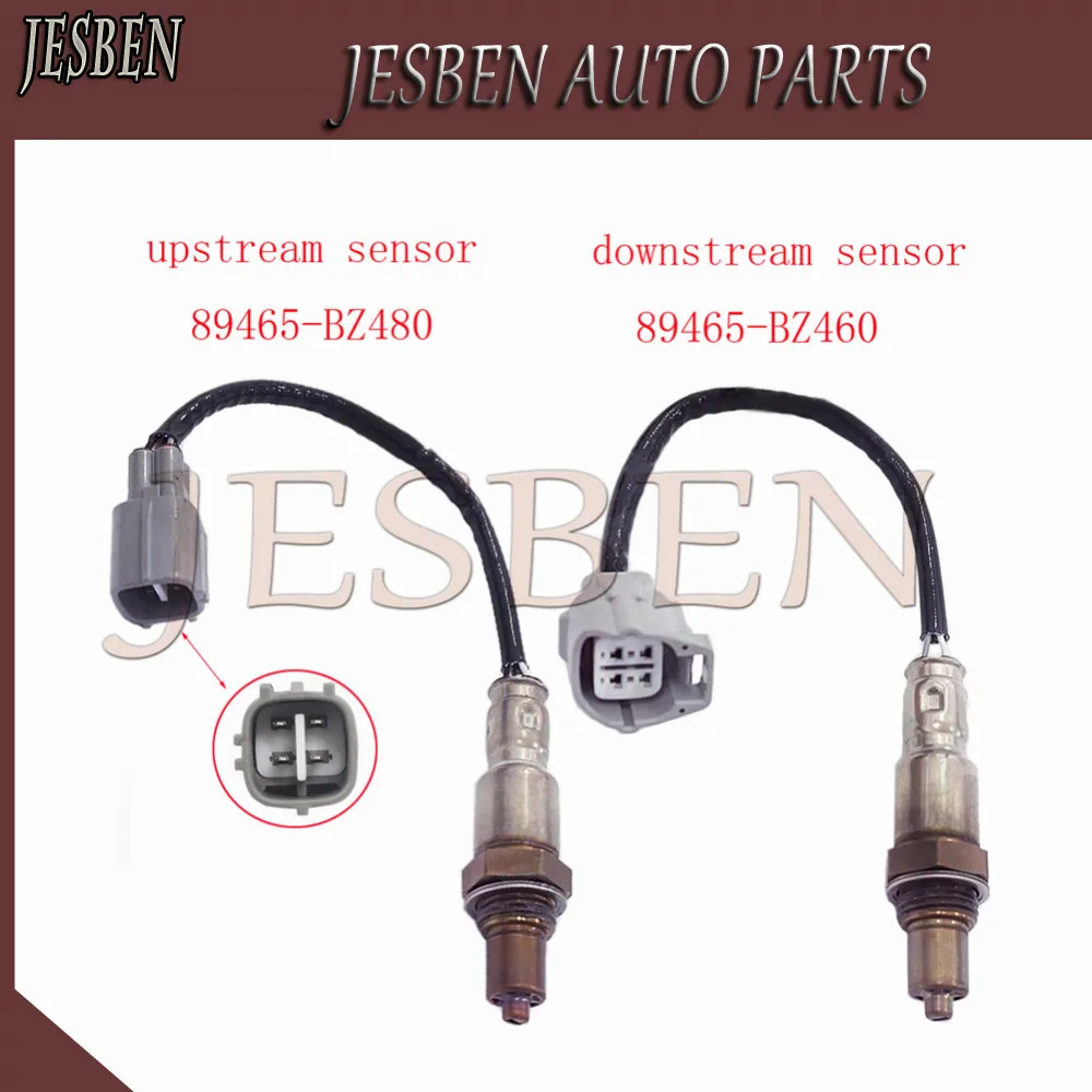 2PCS 89465-BZ460 89465-BZ480 Up & Down Lambda Oxygen O2 Sensor For Toyota AGYA Wigo B10 Perodua Bezza Axia Advance 1.0 2012-2020