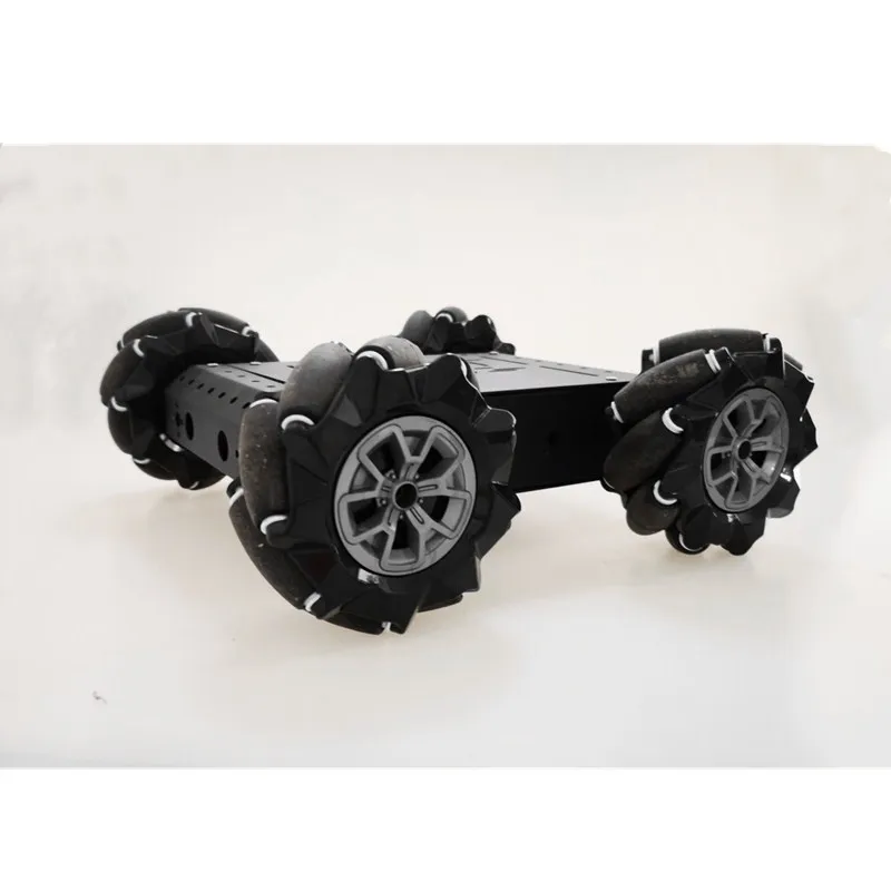 96 ミリメートルメカナムホイール車のシャーシキット 4WD RC 金属ロボットモデルシャーシアルミ合金 ROS ロボット DIY キット AGV シャーシドリフト
