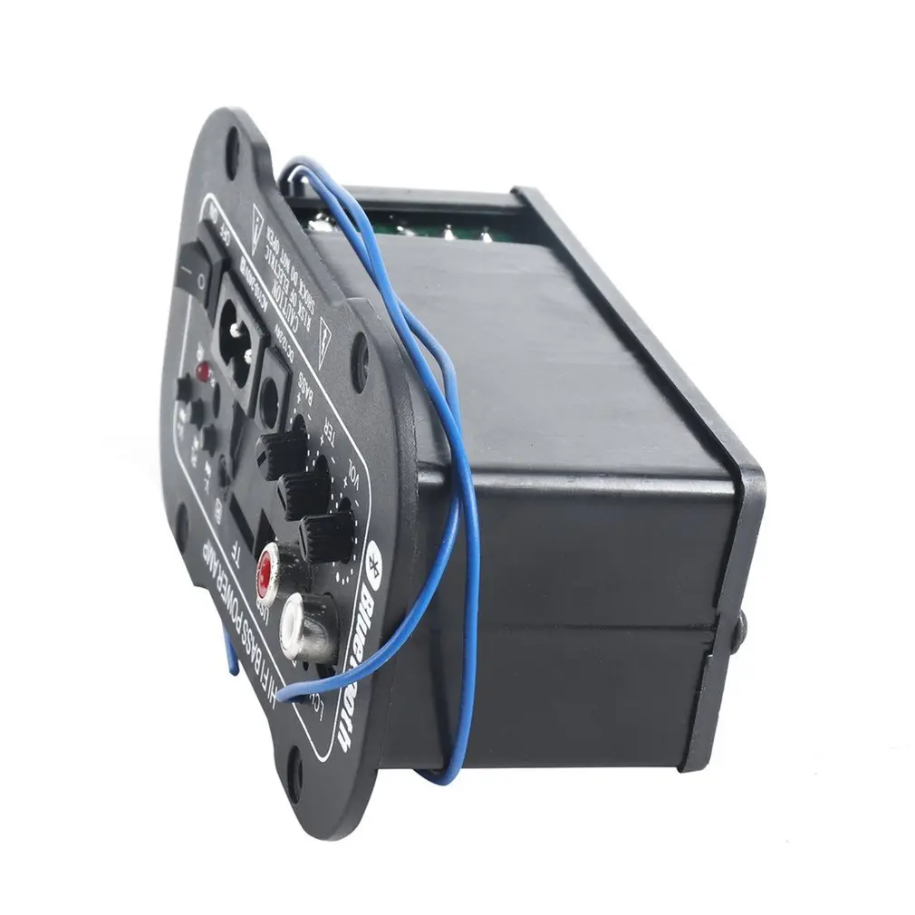 220 В автомобильный Bluetooth усилитель Hi-Fi усилитель мощности басов плата для авто аудио TF плеер USB маленький сабвуфер с искажением