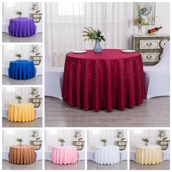 Wedding Table Cloth Cover with Jacquard Luxury Pattern, Hotel Dinner Room, Birthday Party Decoration, Nice Look Design, Durable