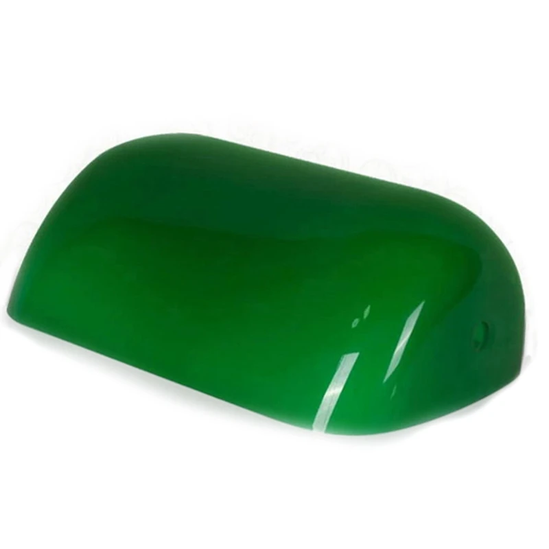 WSFS Hot Green color GLASS BANKER LAMP COVER/Bankers Lamp Glass Shade lampshade