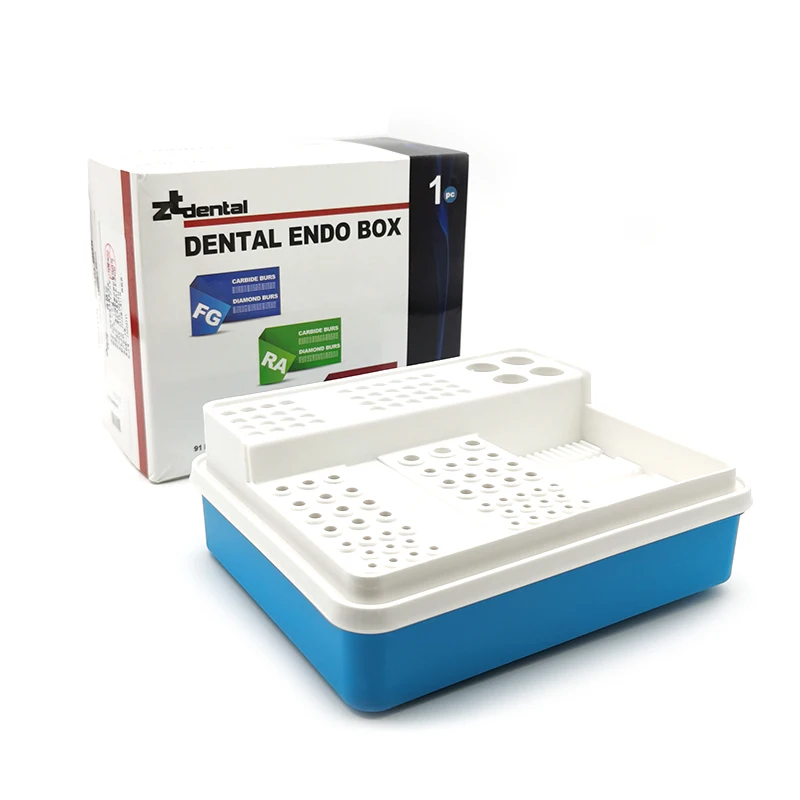 Dental bur sterilization box, root canal instrument storage box, storage box, high temperature sterilization