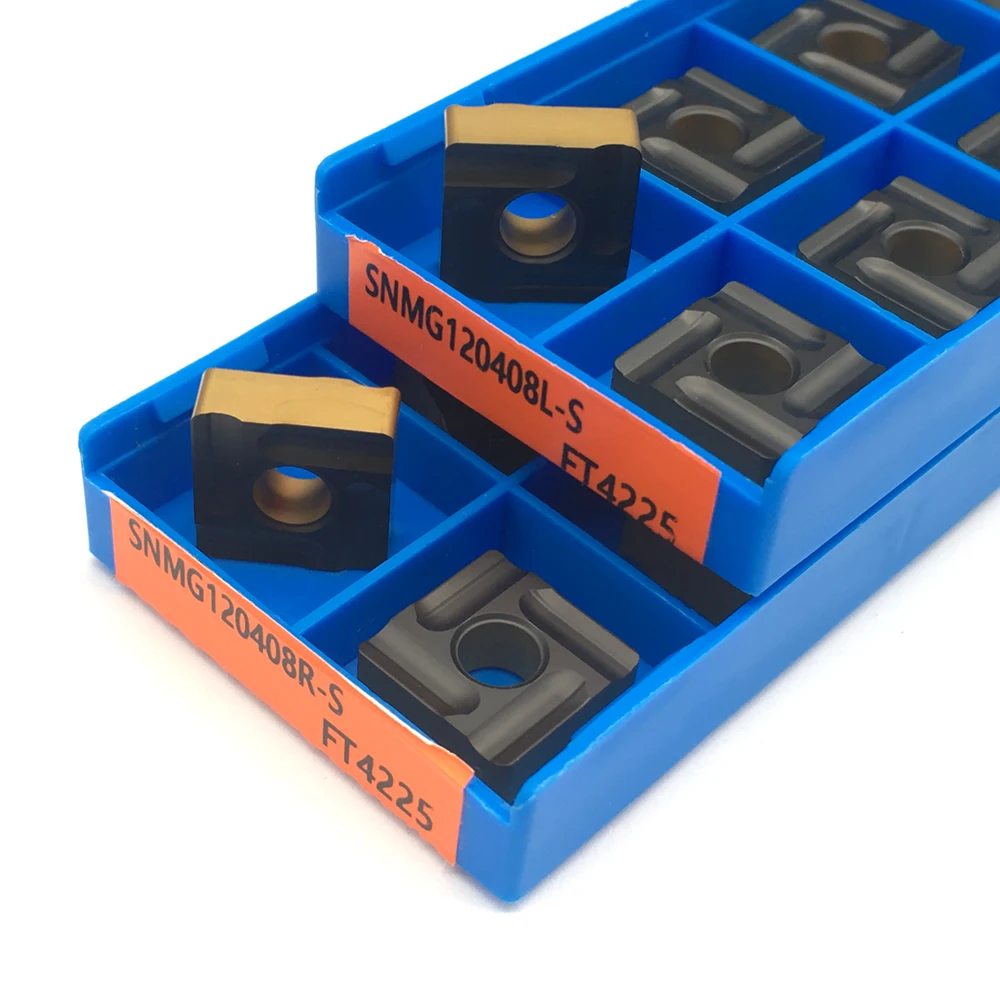 10PCS SNMG120408 R/L CNC Drehmaschine Cutter Drehen Werkzeuge Hartmetall Einfügen Drehen Einfügen rauhe oberfläche Für stahl