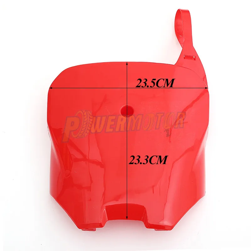 Motorcycle Plates Holder for Honda CRF Front Number Plate XR 70 80 100 150 Cross Dirtbike Enduro Motocross Accessories Wholesale