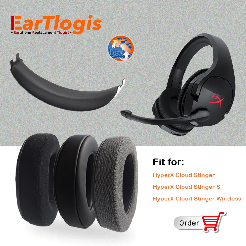 YunYiYi Cloud Flight S - Almohadillas de repuesto compatibles con HyperX Cloud Flight/Cloud Flight S/Cloud Stinger Core/Cloud Stinger Gaming Headset Headband Earpads Upgrade Spare Parts YunYiYi Cloud Flight S - Almohadillas de repuesto compatibles con HyperX Cloud Flight/Cloud Flight S/Cloud Stinger Core/Cloud Stinger Gaming Headset Headband Earpads Upgrade Spare Parts