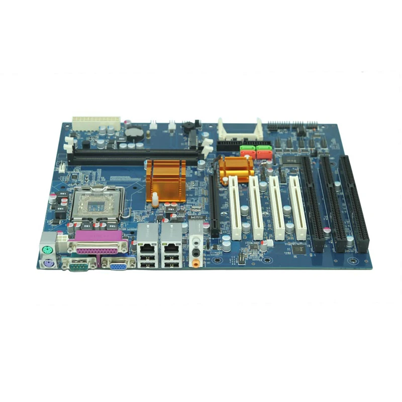 Socket775 dengan 2 * DDR3 4 * PCI 3 * ISA G41 Chipset industri Motherboard E7500 CPU