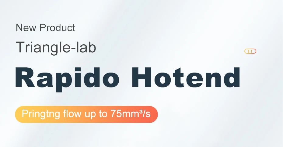 Trianglelab ® Rapido Hotend K500 Druckleistung bis zu 75mm³/s 115W Hochtemperatur 350°C für DDB Extruder Ender3 V2 CR10 V3 – Detail 1
