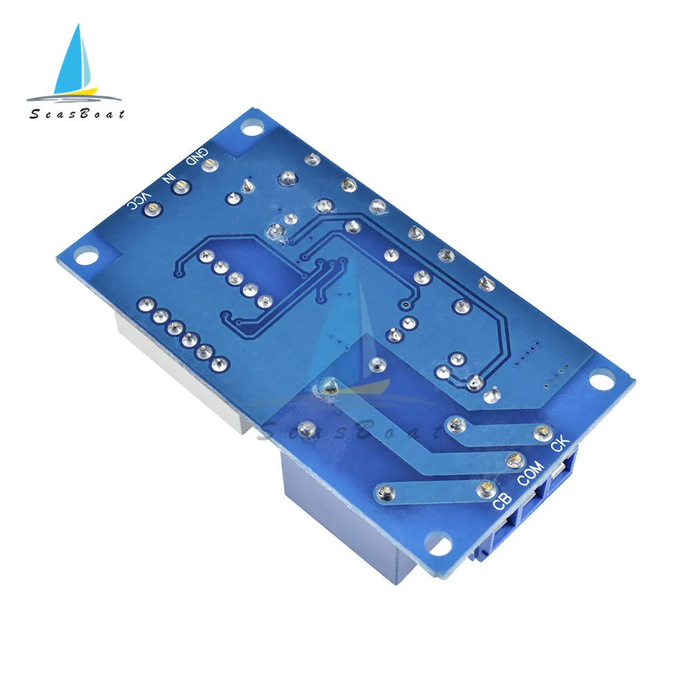 DC 12V 24V LED Digital Time Delay Relay Module Board Timing Control Programmable Timer Switch Trigger Cycle Module With Case