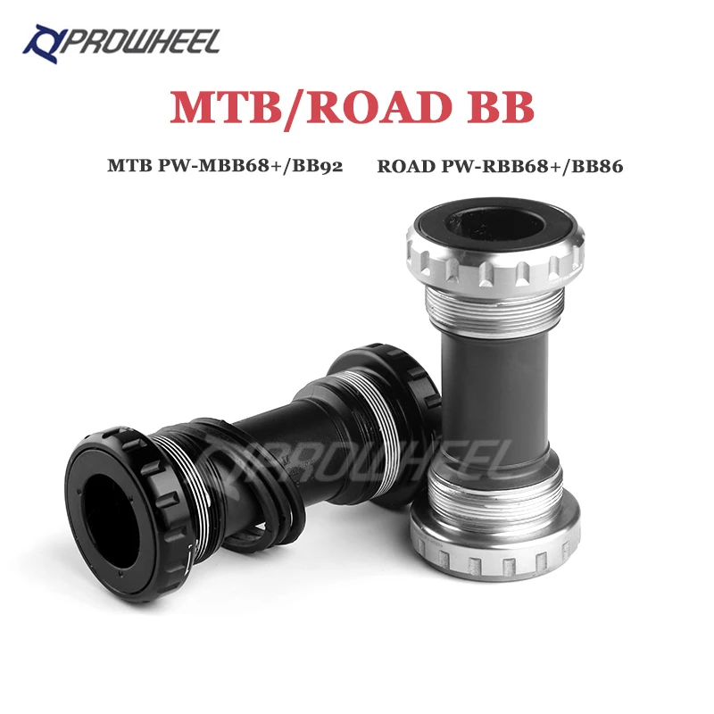 PROWHEEL BB73 BB92 BB68 BB86 MTB Road Mountain Bike Bicycle Press-in Bottom Brackets BB 24mm