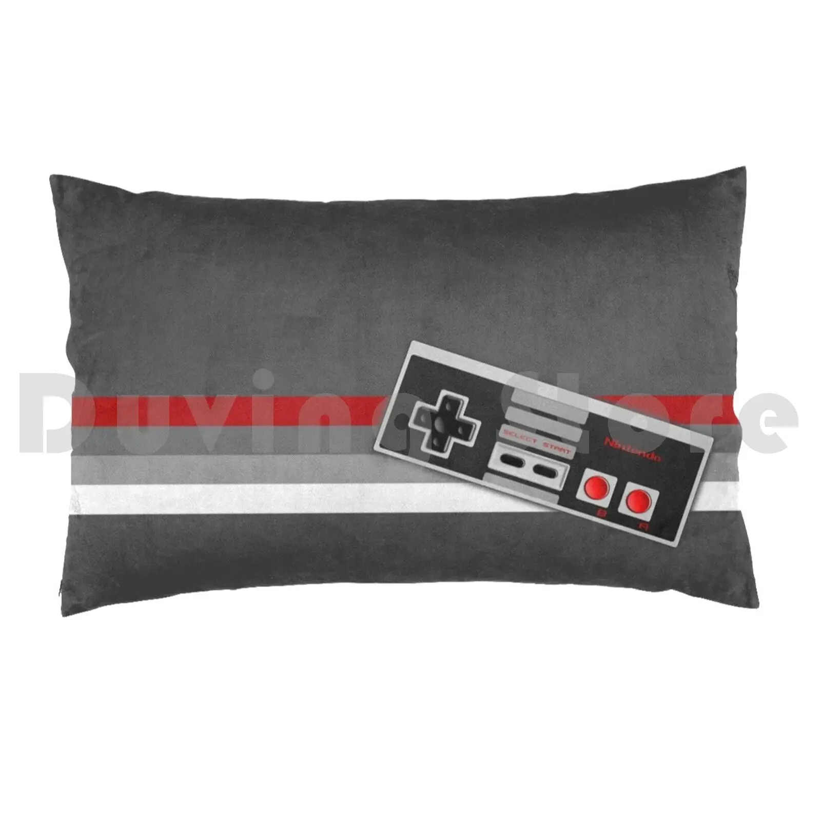 Console Nes 8 Bit Face Pillow Case Printed 35x50 8 Bit Nes Console Game Videogame Retro