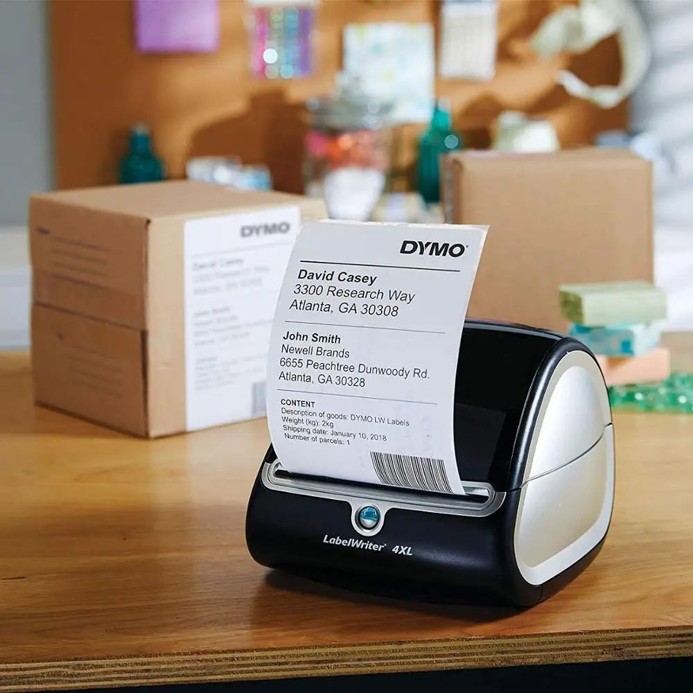 Imagem -03 - Impressora de Código de Barras para Impressora de Etiquetas Dymo Impressora Térmica Autoadesiva Lw4xl ou Lw5xl 300dpi Novo Original