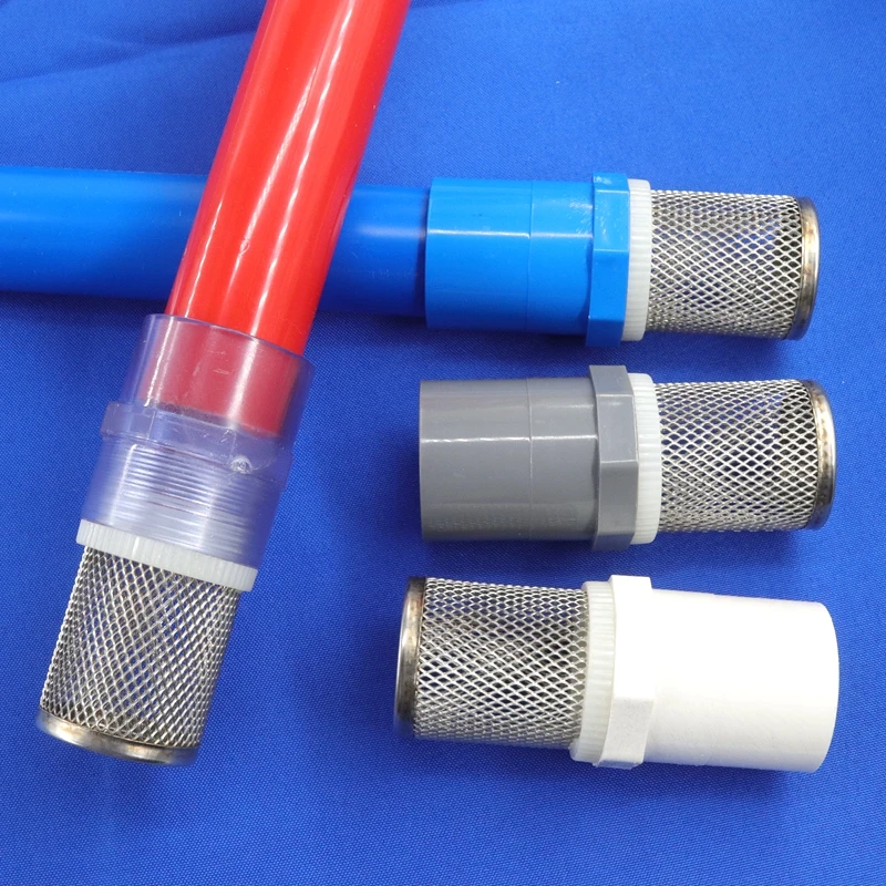 20~50mm PVC UPVC Pipe Connectors Set Aquarium Water Tank Water Pump 304 Stainless Steel Filter Garden Drip Irrigation Filter