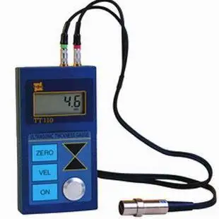 Tt110 ultrasonic thickness gauge thickness measurement of metal plastic ceramic glass