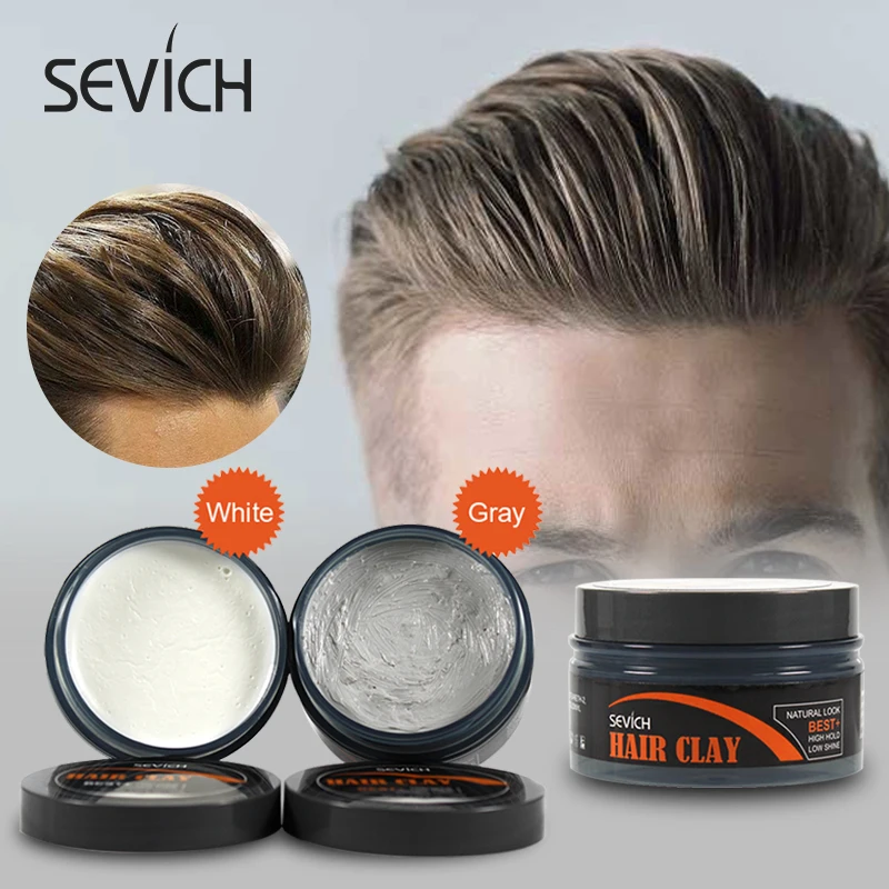 Sevich Strong High Hold Hair Styling Clay Promades Low Shine Matte Finished Molding Cream Long Lasting Stereotype Hair Wax