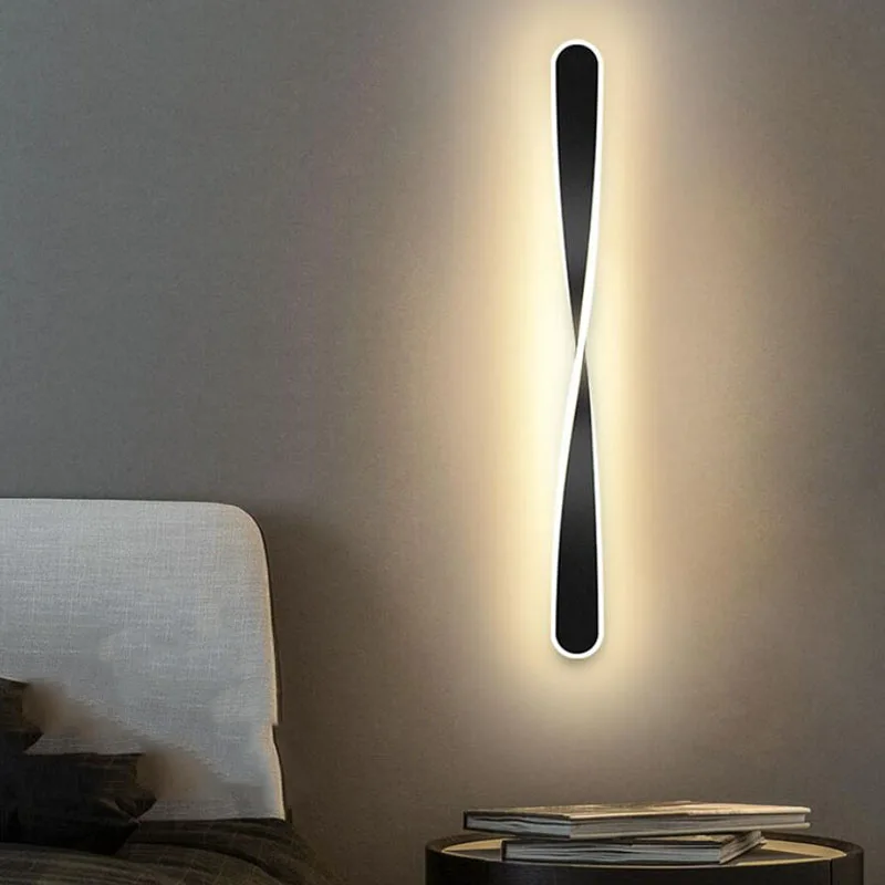 

Modern simple LED Wall Light up down Bedroom Bedside Wall Lamp Indoor foyer corridor Decoration Light Sconce AC110V 220V