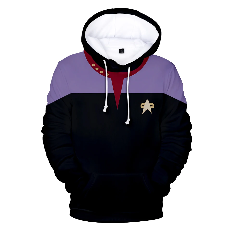 Hot Movie Star trek 3D Hoodies Sweatshirts Fashion Long Sleeve Clothes Star trek cosplay hoodies Plus Size Men/Women streetwear