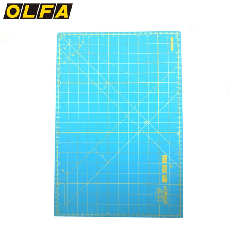 Japan Olfa Zelfherstel Snijden Mat, kookplaat Mes Diy Handgemaakte Dubbelzijdige Rubber Mat RM-IC-C Roze/Blauw