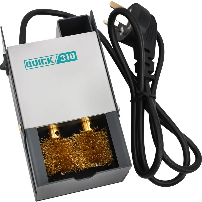 

310 Welding Nozzle Cleaning Machine Soldering Tip Automatic Cleaner Electric Cleaner Copper Brush Sponge 5W 220V 50Hz