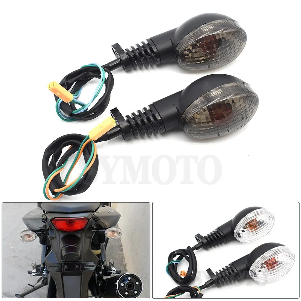 Motorcycle Turn Signals Indicator Blinker For KAWASAKI KLX250 /S/SF Ninja 250R D-Tracker 125/150/250 VN650 Vulcans S EX250