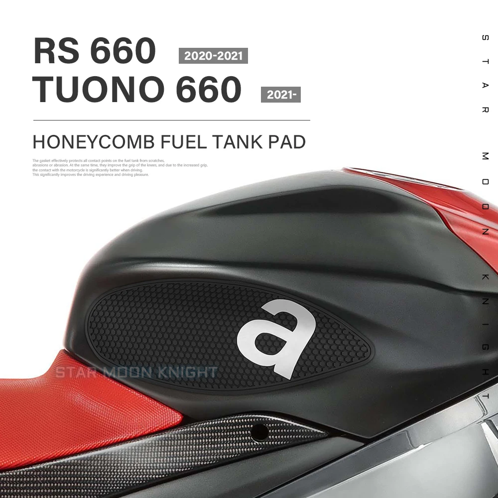 

Fit For Aprilia RS 660 RS660 TUONO 660 2020-2021 Motorcycle Side Fuel ​Tank pad Tank Pads Protector Stickers Decal Traction Pad