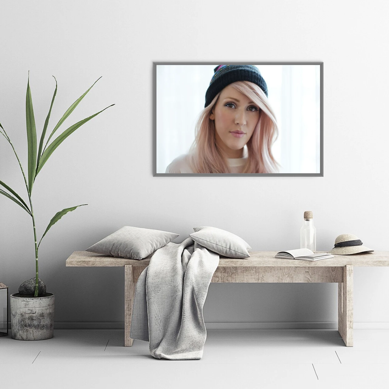 Ellie Goulding Poster Music Singer Star Rapper Art Photo Canvas Album Cover Poster Print Home Decor Wall Painting (No Frame)