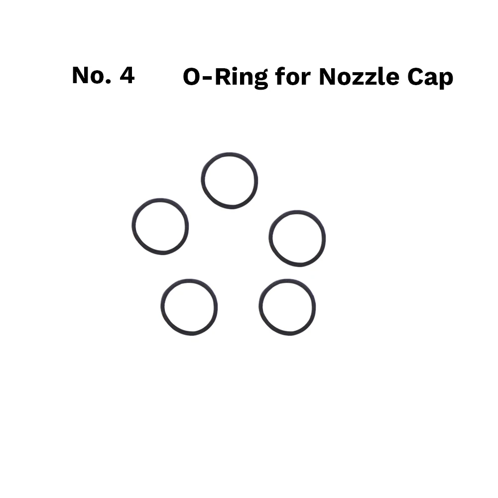 5 teile/paket Dichtung Ring O-ringe für NCT-130 Serie Airbrush Zubehör Backup Teile für NEOECO NCT-130 NCT-131 NCT-190 Airbrush – Detail 5